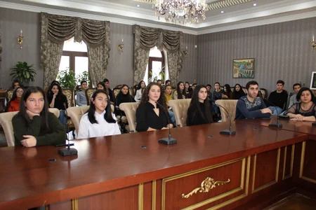 Gürcüstan Azərbaycanlılarının İnteqrasiya Mərkəzi İlya Çavçavadzeyə həsr olunan tədbir keçirib