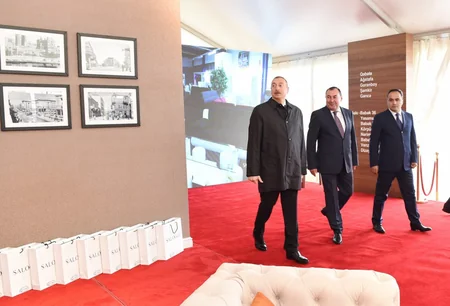 President Ilham Aliyev opened “Modern” furniture factory in Aghstafa