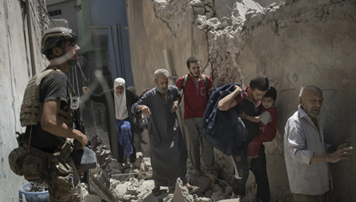 İraq hərbçiləri Mosulun inzibati binalarının yerləşdiyi ərazilərə yaxınlaşıblar