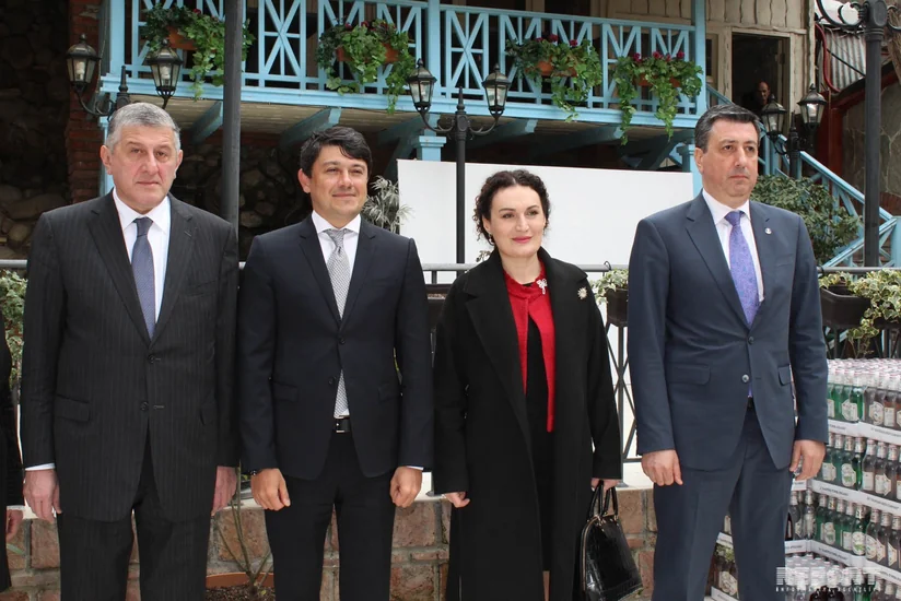 Fuad Muradov Gürcüstanın dövlət naziri ilə görüşüb - FOTO