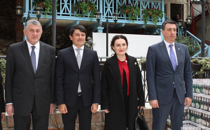 Fuad Muradov Gürcüstanın dövlət naziri ilə görüşüb - FOTO