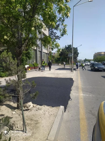 BNA: Paxtaxtın Nizami rayonunda piyada səkisi zəbt olunub