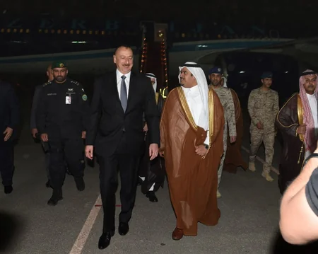 Prezident İlham Əliyev Səudiyyə Ərəbistanına səfər edib