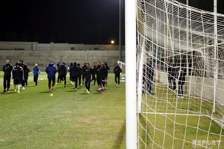 Qarabağ və Fiorentina oyundan əvvəl son məşqə çıxıb - FOTOREPORTAJ