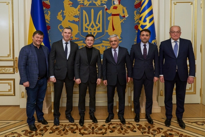 Vladimir Zelenski SOCAR prezidenti ilə görüşüb