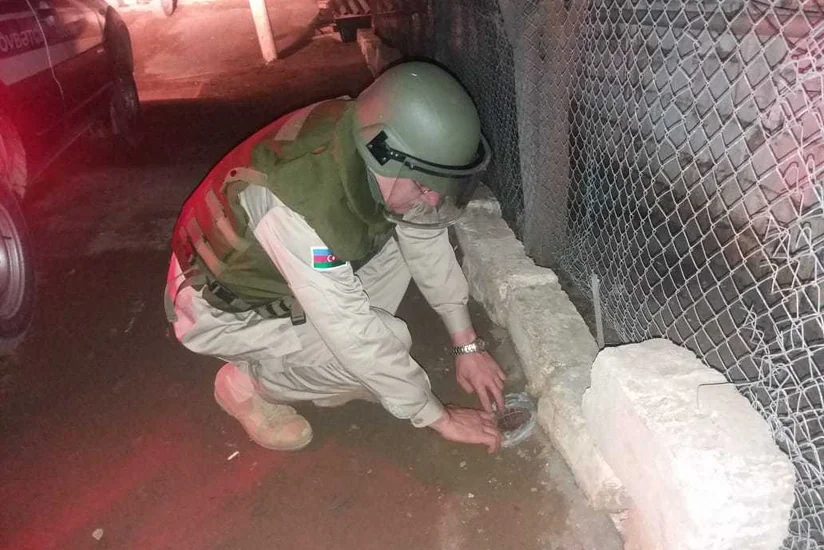 Abşeronda 1 ədəd F-1 əl qumbarası aşkar edilib