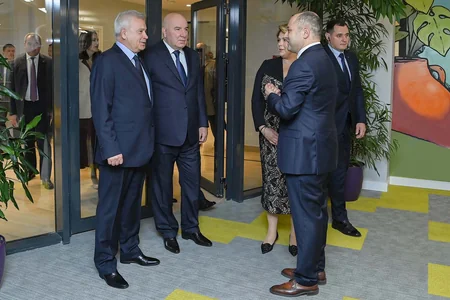Vahid Ələkbərov Yelo Bankın yeni baş ofisinin açılışında iştirak edib
