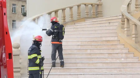 FHN dezinfeksiya işlərini davam etdirir - VİDEO