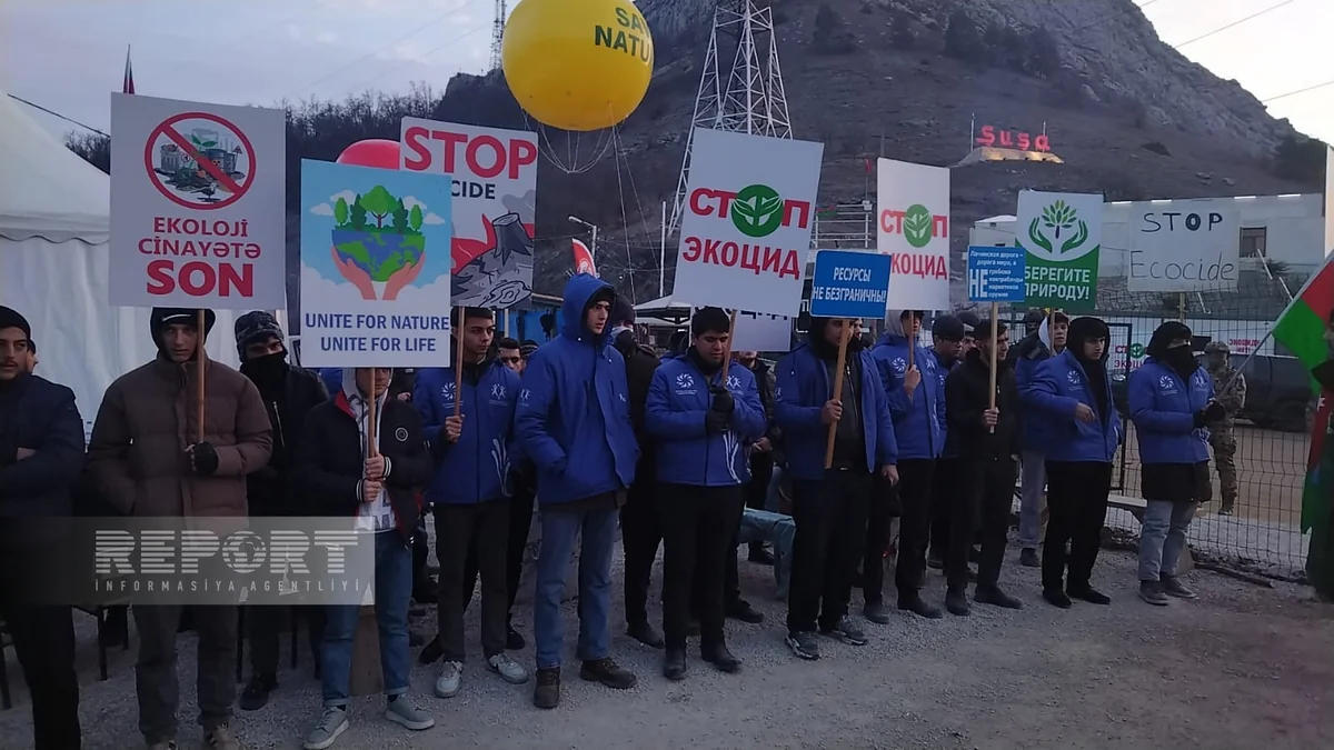 Protest action on Khankandi-Lachin road enters its 13th day