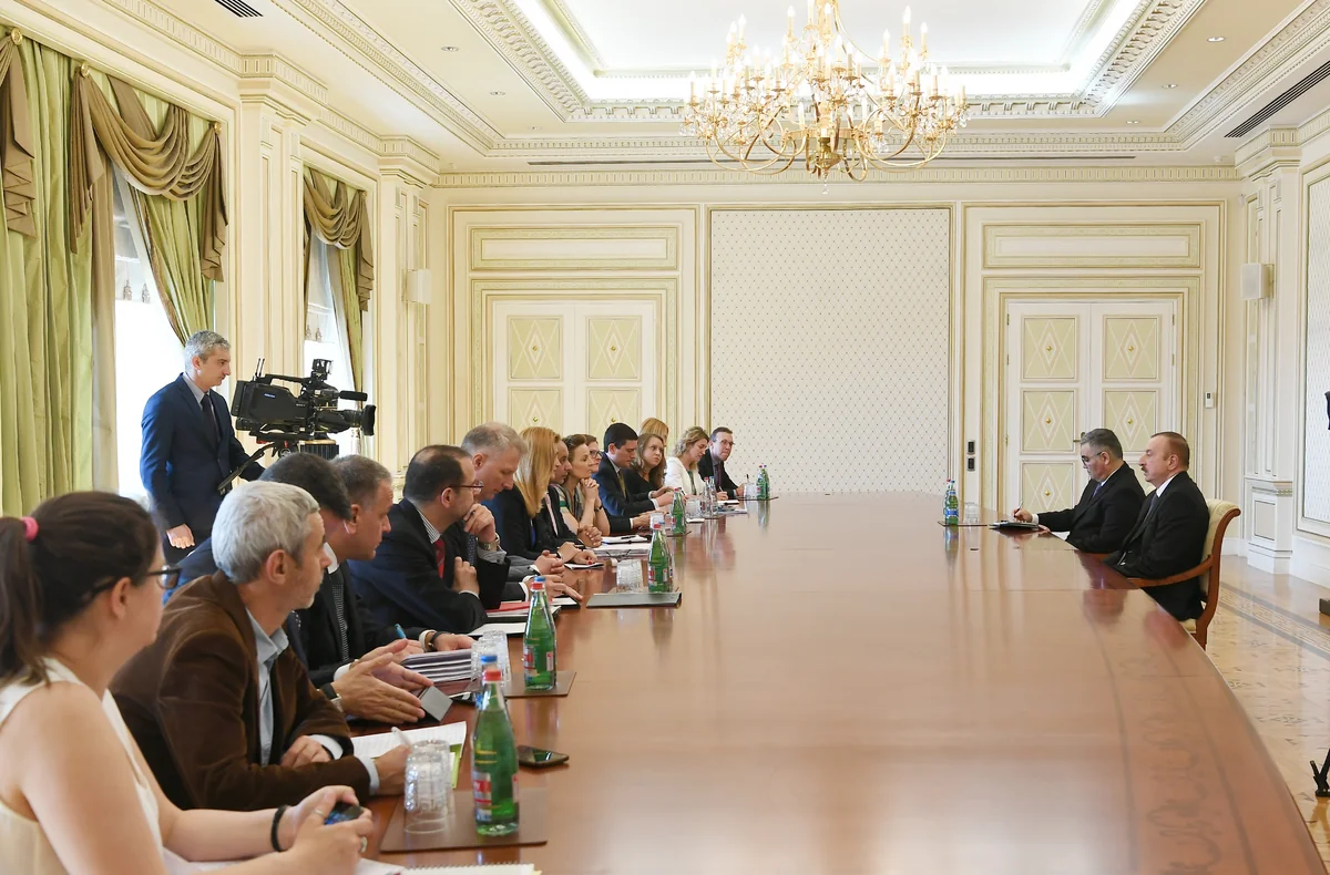 President Ilham Aliyev received delegation of EU-Azerbaijan Parliamentary Cooperation Committee