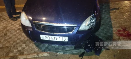 Şamaxıda piyadaları avtomobil vurub