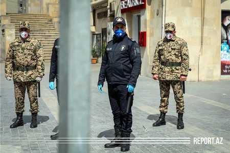 Xüsusi karantin rejimində olan Bakıdan - FOTOREPORTAJ