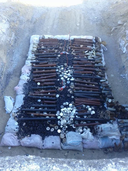 Xızıda 22 ədəd partlamamış hərbi sursat tapılıb