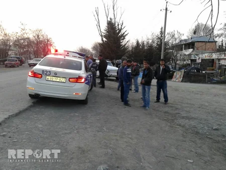 Zaqatalada yol qəzası baş verib, xəsarət alan var - FOTO