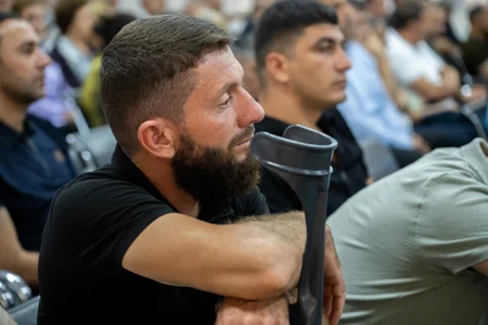 Individuals injured during attacks by Armenian armed forces, tortured in captivity, and mine victims testify in court