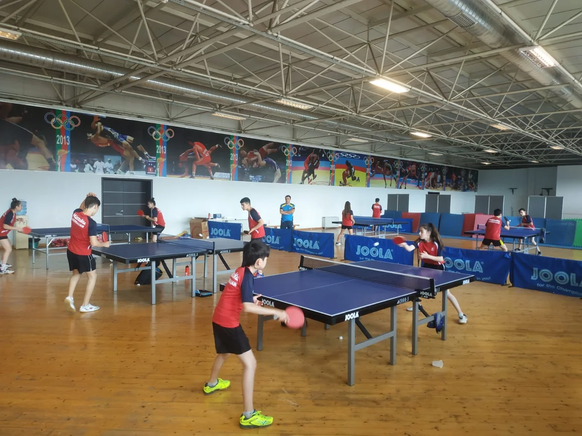 Stolüstü tennisçilər Avropa çempionatına hazırlığı davam etdirir