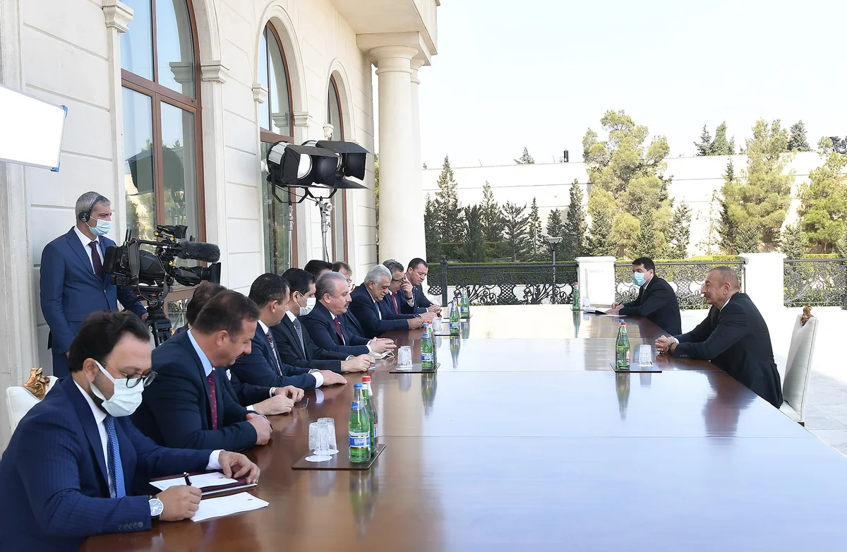TBMM Sədri: Yunanıstan səfirini qəbul edərkən verdiyiniz açıqlama Türkiyədə sevinclə izlənildi