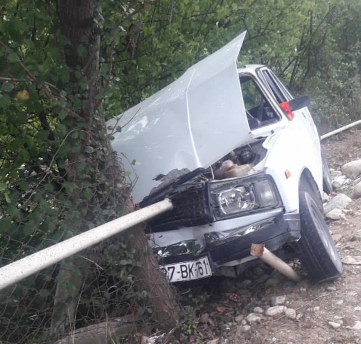 Qubanın kəndində yol qəzası 40 abunəçini qazsız qoyub