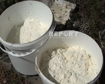 Azərbaycanda kustar üsulla süzmə və kəsmik məhsulları istehsalı aşkar olunub - FOTO