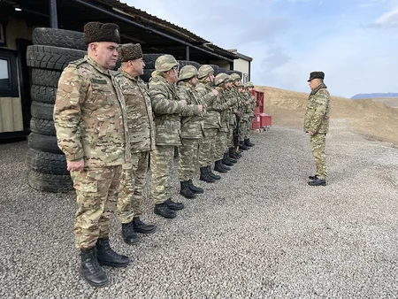 Service and combat activities of military units inspected