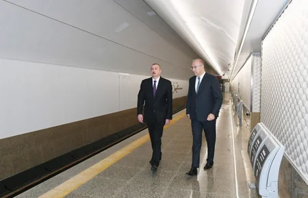 Metronun “Xətai” stansiyası təmirdən sonra istifadəyə verilib, Prezident İlham Əliyev görülən işlərlə tanış olub - YENİLƏNİB