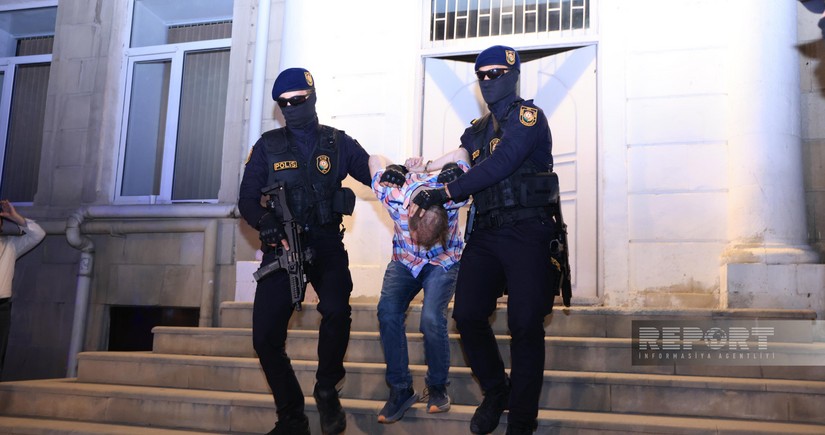 Sabail Court in Baku arrests 8 Russian citizens accused of drug transit - VIDEO