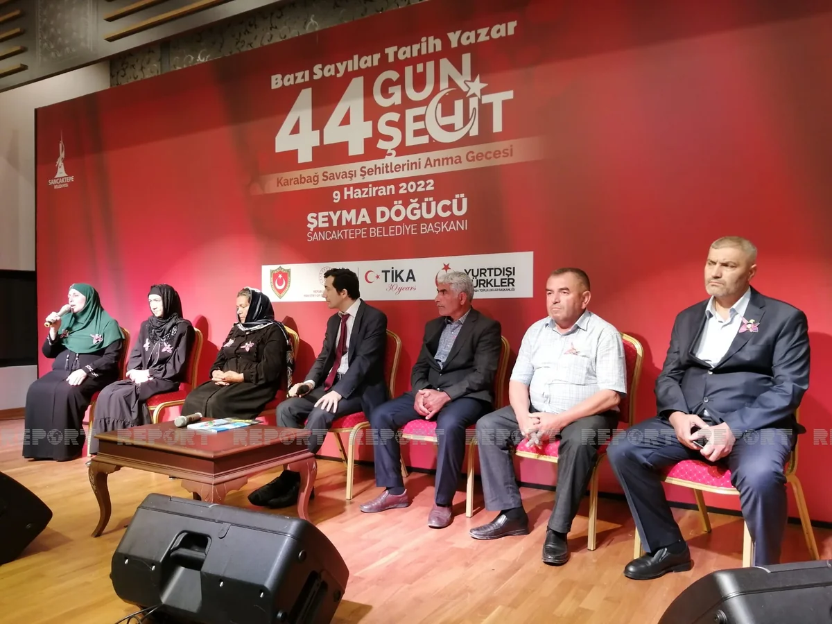 İstanbulda “Bəzi saylar tarix yazar - 44 gün, 44 şəhid” anım mərasimi keçirilib