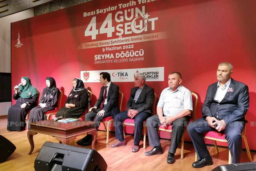 İstanbulda “Bəzi saylar tarix yazar - 44 gün, 44 şəhid” anım mərasimi keçirilib