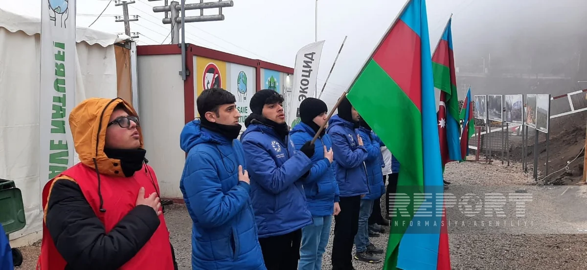 Protest rally on Khankandi-Lachin road continues for 100th day