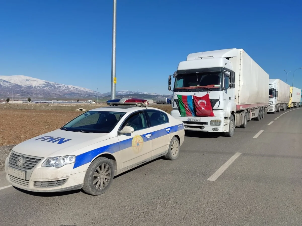 Третий автокараван с гуманитарной помощью МЧС прибыл в Турцию
