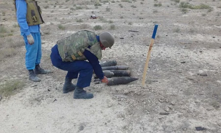 Giləzidə 196 ədəd partlamamış hərbi sursat aşkar edilib