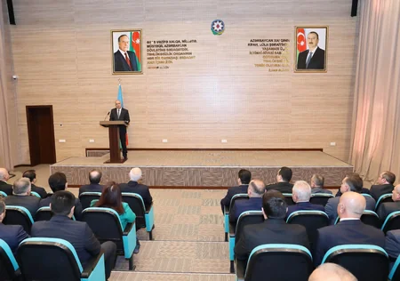 DTX-nin Gəncə şəhər idarəsində Ulu Öndərin 100 illik yubileyinə həsr olunmuş tədbir keçirilib