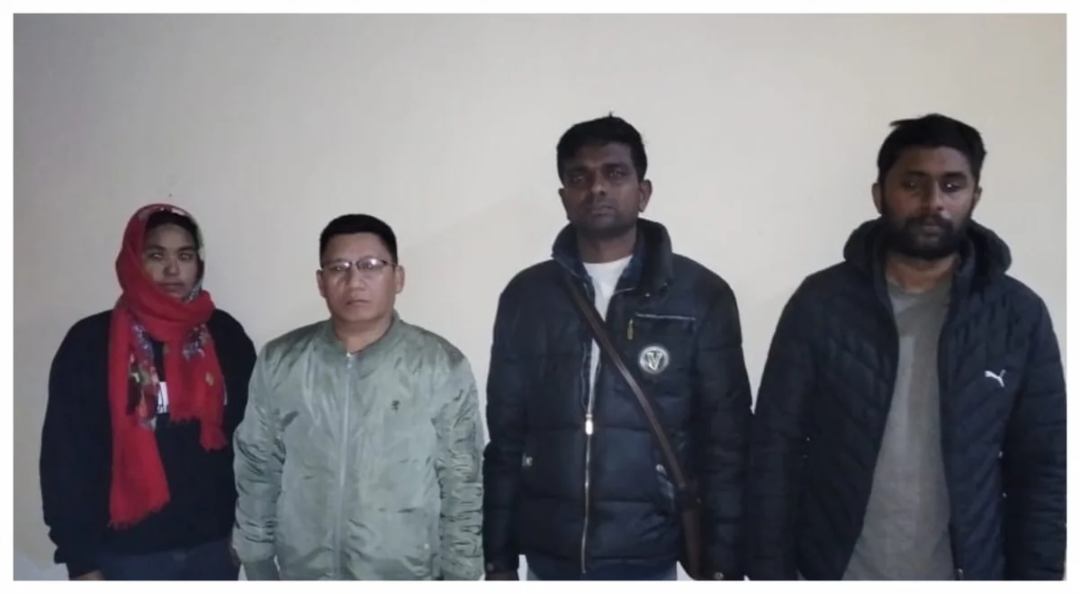 Azərbaycandan qanunsuz şəkildə Gürcüstana keçmək istəyən əcnəbilər saxlanılıb