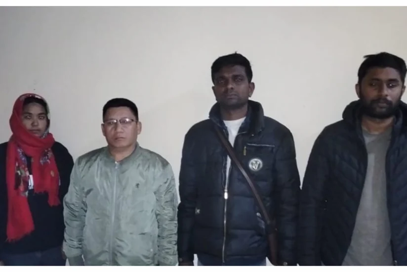 Azərbaycandan qanunsuz şəkildə Gürcüstana keçmək istəyən əcnəbilər saxlanılıb