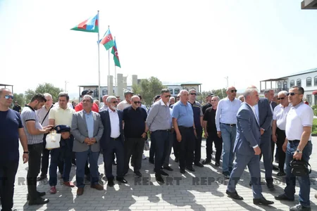 Siyasi partiya sədrləri Ağalı kəndi ilə tanış olub - YENİLƏNİB-2