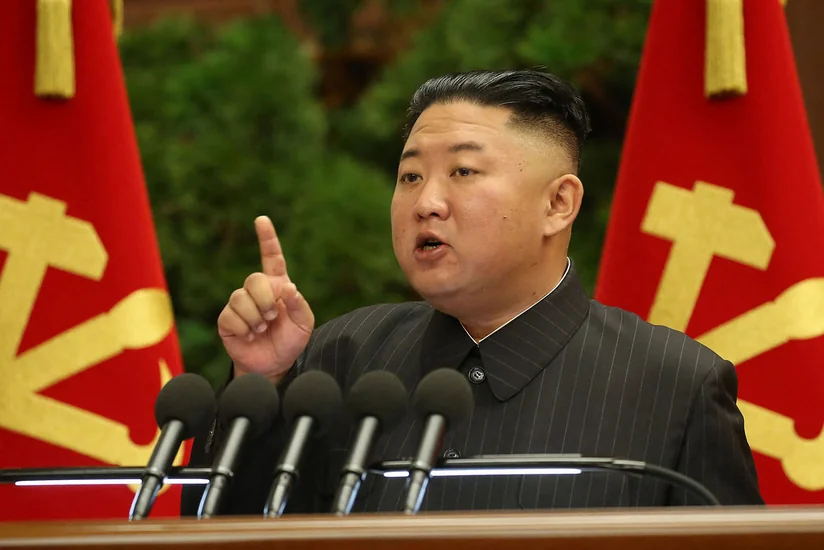 Confrontational actions by US, Japan and South Korea increase risk of nuclear war, North Korean leader says