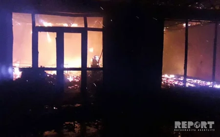 Kürdəmir bazarında yanğın söndürülüb - FOTO - YENİLƏNİB