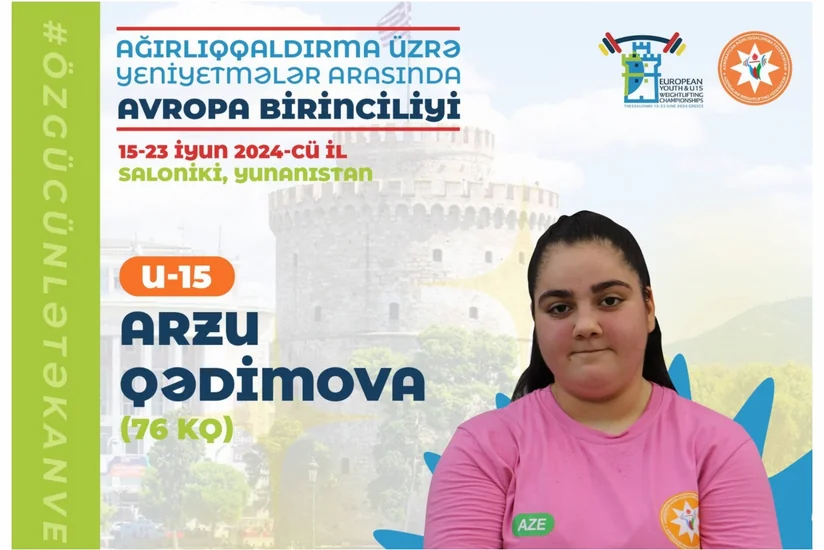 Azərbaycan ağırlıqqaldıranı Avropa çempionatında medal qazana bilməyib