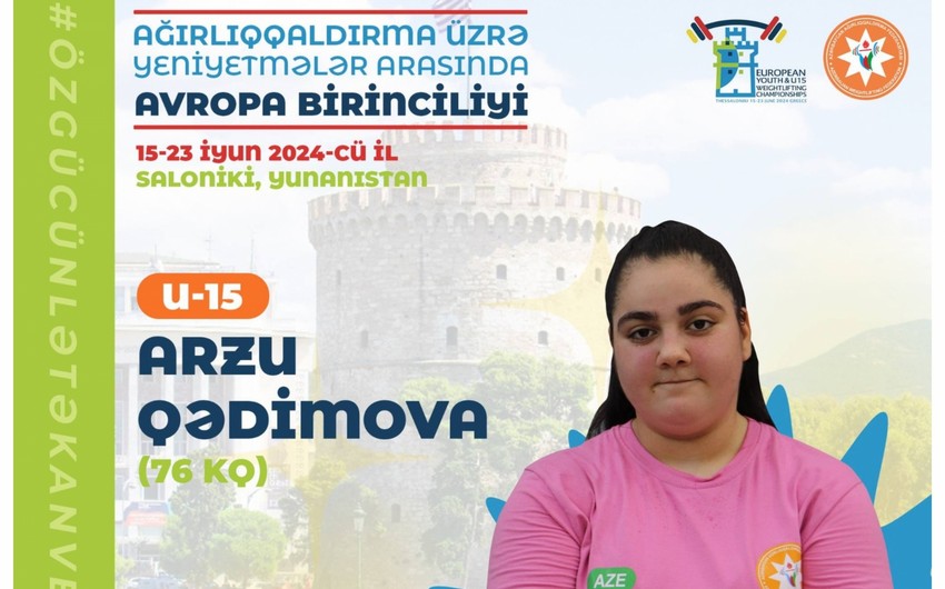 Azərbaycan ağırlıqqaldıranı Avropa çempionatında medal qazana bilməyib
