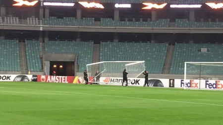 Azərbaycanın veteran futbolçuları Vorsklanın baş məşqçisi ilə görüşüblər