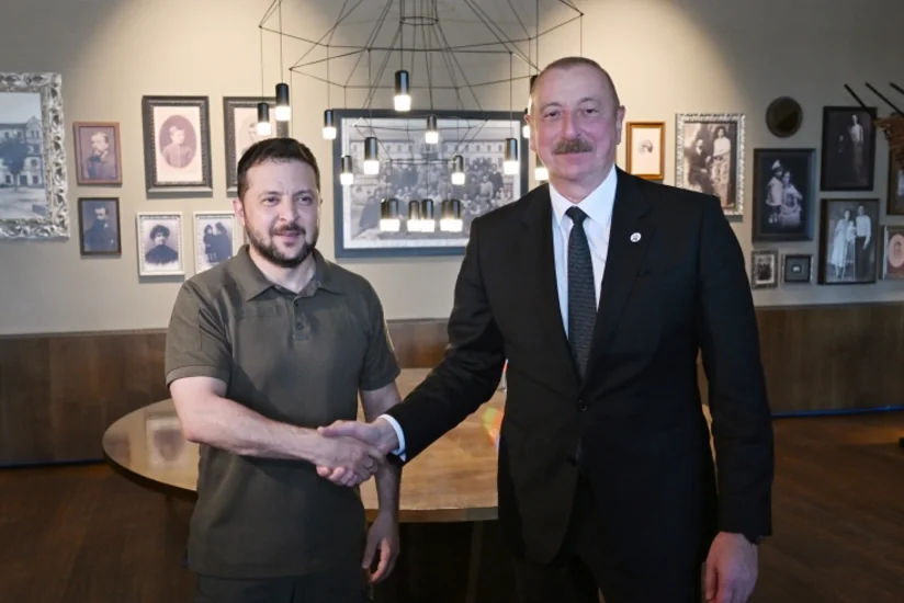 Владимир Зеленский поблагодарил президента Ильхама Алиева