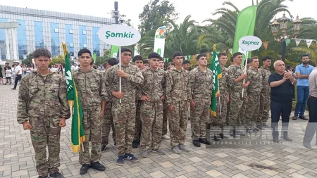 “Şahin” hərbi-idman oyunlarının qalib komandaları mükafatlandırılıb