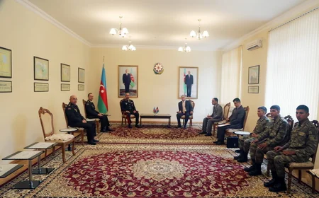 Əfqanıstan səfiri Azərbaycan Ali Hərbi Məktəbində olub