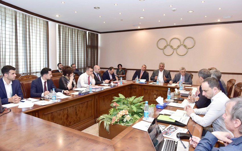 XV Avropa Gənclər Yay Olimpiya Festivalına hazırlıq işləri ilə bağlı Əlaqələndirmə Komissiyasının sonuncu toplantısı keçirilib