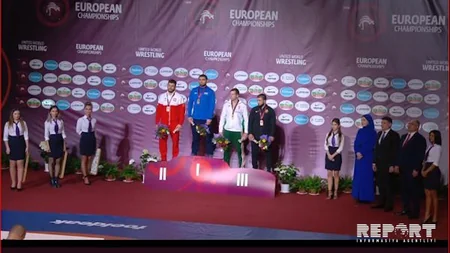 Azərbaycanın sərbəst güləş yığması Avropa çempionatında 3 qızıl, 1 gümüş, 2 bürünc medal qazanıb - FOTO - VİDEO