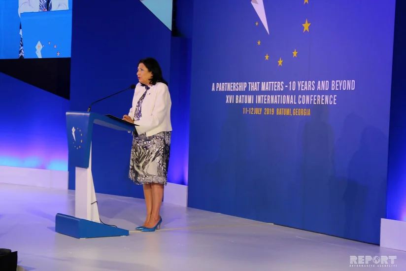 Prezident: “Gürcüstan Avroatlantik inteqrasiya yolundan heç vaxt çəkinməyəcək”
