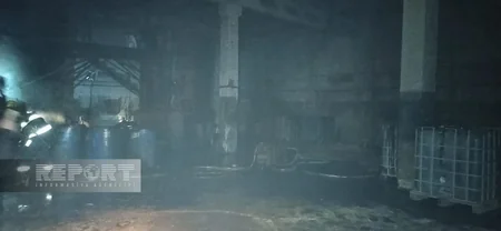 Пожар в Сумгайытском цеху потушен