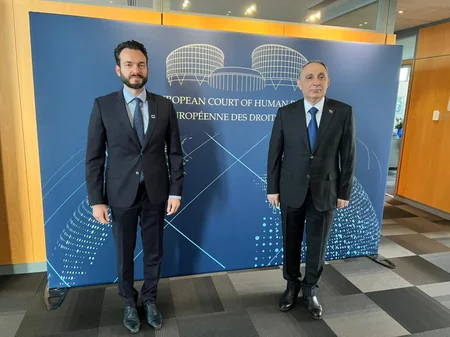 Baş prokuror İnsan Hüquqları üzrə Avropa Məhkəməsinin sədri ilə görüşüb