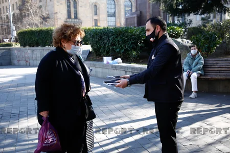Tbilisidə Xocalı soyqırımı ilə bağlı məlumatlandırma aksiyası keçirilib