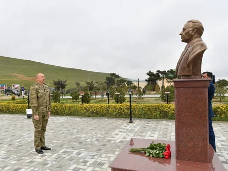 Prezident İlham Əliyev N saylı hərbi hissədə olub - FOTO - VİDEO - YENİLƏNİB-3